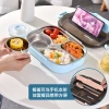 Wholesale 304 stainless steel lunch boxes with water filling and heat preservation, office worker lunch boxes, student cafeteria compartments and anti-scald lunch plates Application Scenario